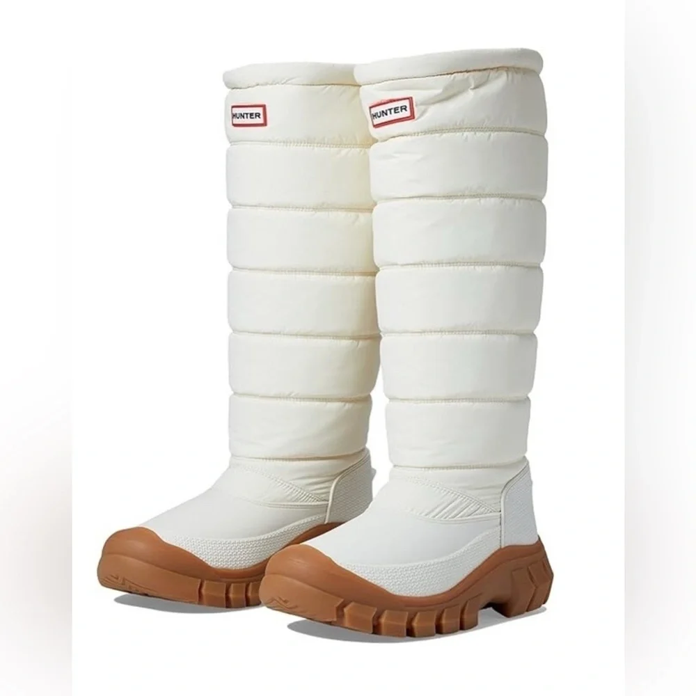 Hunter Women's Intrepid Tall Snow Boots White Size 9 NIB 👢❄️☃️🤍HOST PICK! 🌟